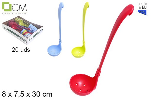 [103153] Cuillère à olives en plastique couleurs assorties