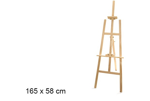 [104833] Chevalet en bois pour peindre 165 cm