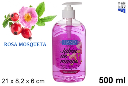 [107459] Rosehip liquid hand soap 500 ml.