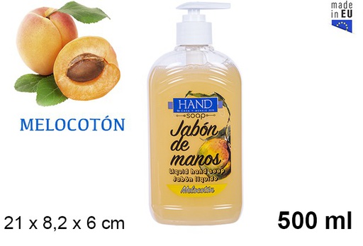 [107461] Sapone liquido mani alla pesca 500 ml