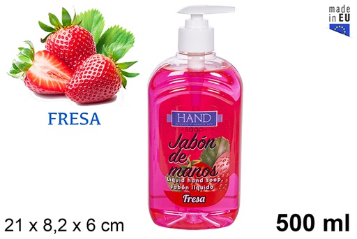 [107463] Jabón líquido de manos fresa 500 ml