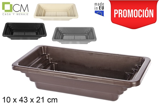 [105790] Passoireà légumes en plastique pour évier couleurs assorties