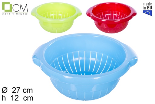 [107509] Scolaverdure in plastica in colori assortiti 27 cm
