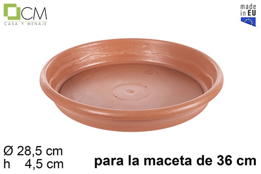 [103097] Plato maceta Elsa terracota 36 cm