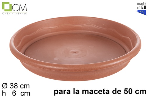 [103099] Elsa terracotta pot plate 50 cm