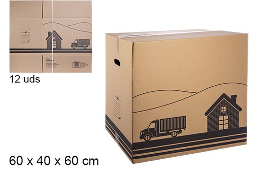 [107883] Caja de cartón multiusos 60x40x60 cm