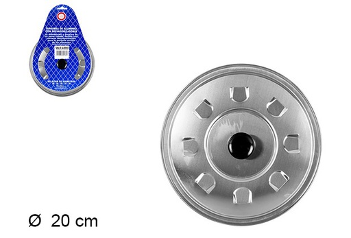 [203868] Coperchio in alluminio con devaporizzatore da 20 cm