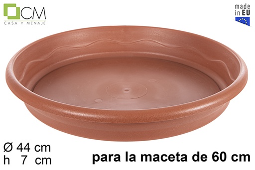 [103100] Assiette pot en terre cuite Elsa 60 cm