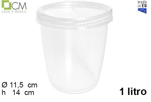 [103084] Twist top food storage container 1 l.