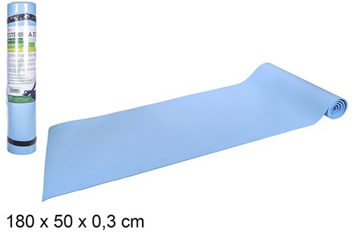 [104204] Blue yoga mat 180x50 cm