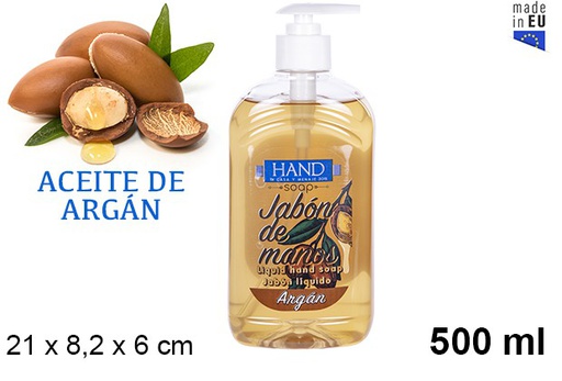 [108015] Savon liquide pour les mains à l'huile d'argan 500 ml