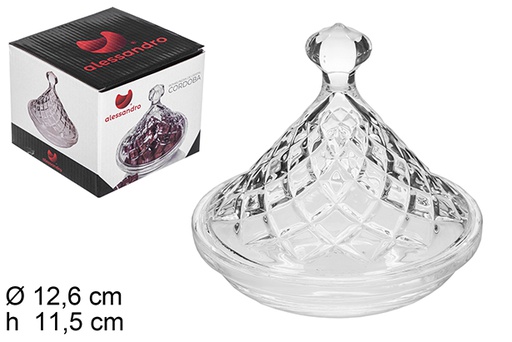 [107760] Córdoba glass candy bowl