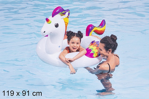 [204265] Flotador hinchable Fantasy Unicorn 119x91 cm