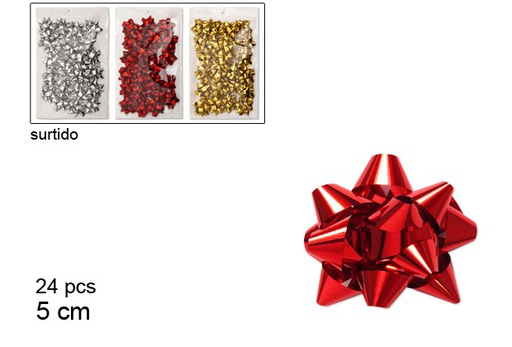 [107553] Pack 24 arcs de couleurs assorties 5 cm