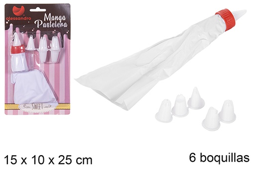 [107741] Sac à poche con 6 beccucci