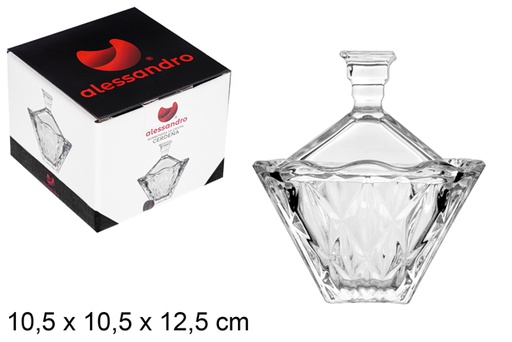 [107955] Cerdeña glass candy bowl