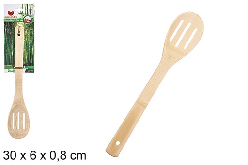 [107935] Paleta bambú calada 30 cm