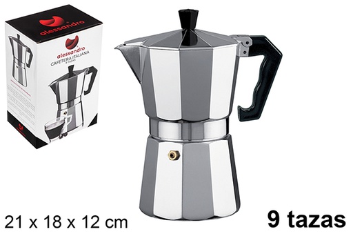 [108037] Aluminum coffee maker 9 cups