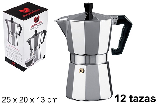 [108038] Cafetera aluminio 12 tazas
