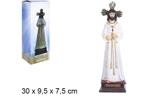 [107835] Figura di Gesù prigioniero 28 cm