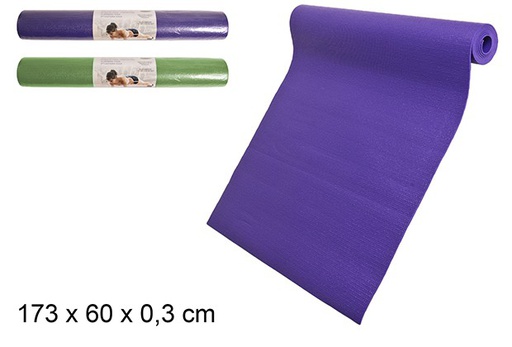 [104205] Tapis de yoga couleurs assorties 173x60 cm