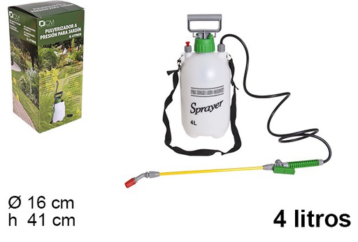 [108310] Spruzzatore ad pressione giardino 4 l.