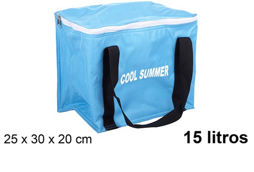 [108402] Sac isotherme thermique bleu 15 l.