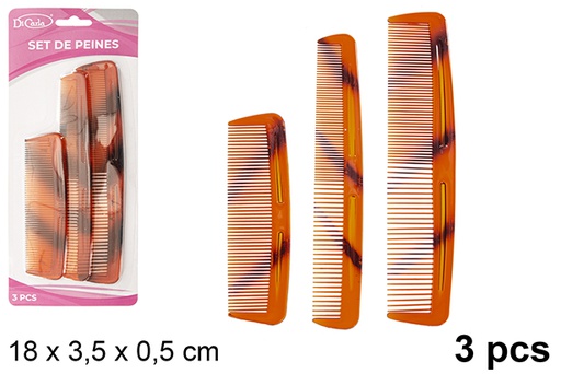 [107950] Pack 3 men's combs