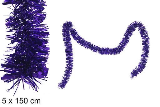 [109312] Mini purple tinsel hair width 150x5 cm