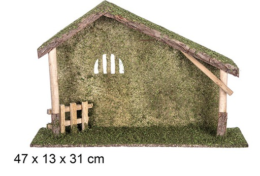 [108743] Cabaña madera 47x13x31 cm