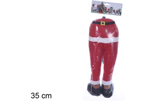 [109479] Gambe di Babbo Natale con gancio 35 cm