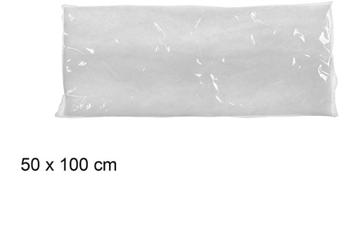 [109483] Artificial snow white wadding 50x100 cm