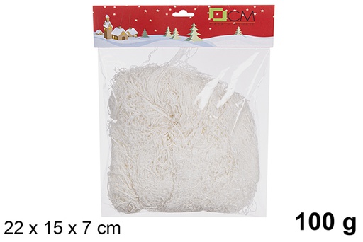 [109626] Paja de papel blanca bolsa 100 gr.