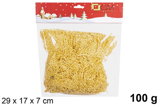 [109627] Yellow paper straw in bag 100 gr.