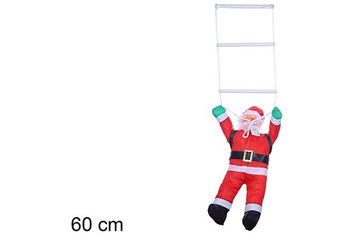 [109750] Tecido impermeável do Papai Noel com escada 60 cm