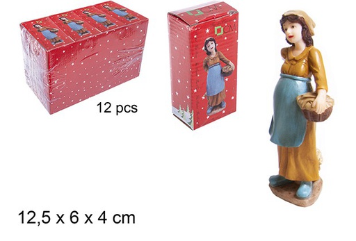 [109877] Pregnat resin shepherdess 14 cm 