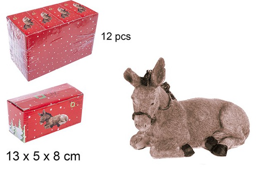 [109906] Burro de resina 14 cm