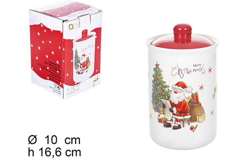 [109343] Pot en céramique de Noël 10 cm