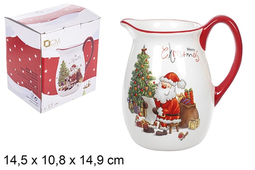 [109350] Lechera cerámica Navidad 15 cm