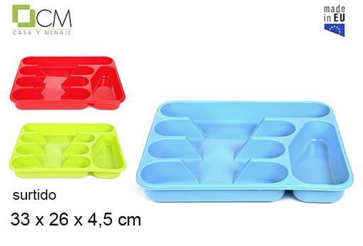 [103006] Range-couverts en plastique de couleurs assorties