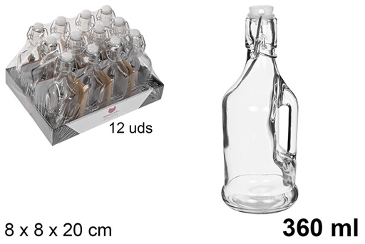 [107913] Botella cristal tapón gaseosa 360 ml