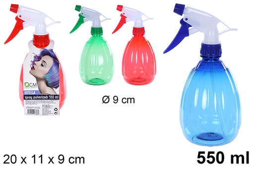 [108388] Plastic sprayer assorted colors 550 ml