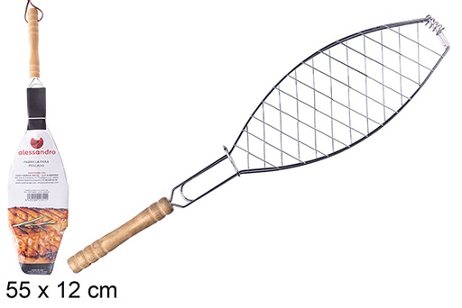 [101311] Parrilla pescado 55x12 cm