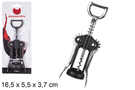 [108440] 2 in 1 corkscrew