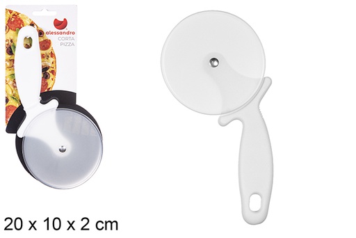 [108434] White mango pizza cutter 20x10 cm