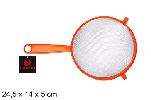 [108345] Coador plástico laranja 14 cm