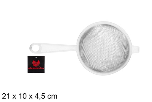 [108335] Colador plástico color blanco 10 cm
