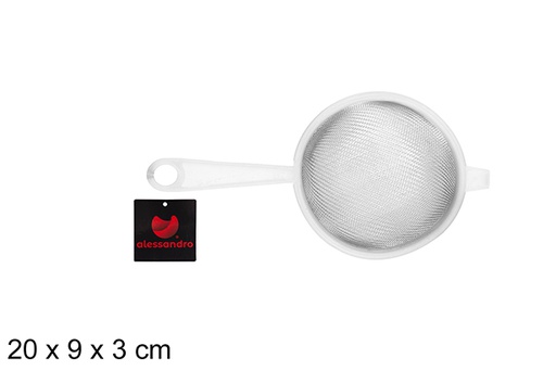 [108334] Colador plástico color blanco 9 cm