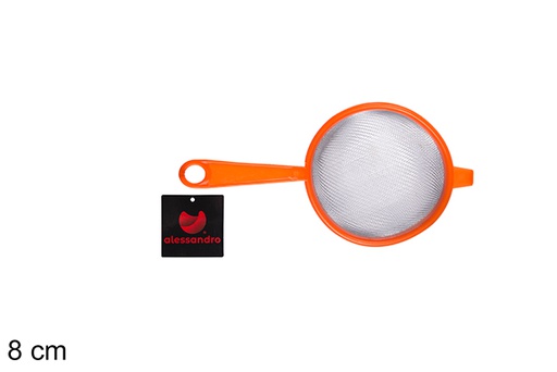 [108341] Colador plástico color naranja 8 cm