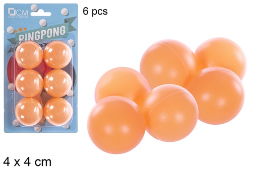 [108306] Pack 6 pelotas ping-pong